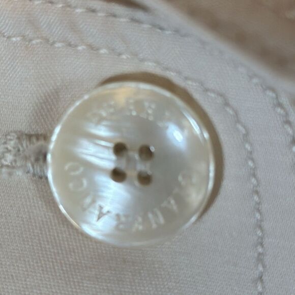 GIANFRANCO FERRE women’s double breasted jacket size 42 missing belt - Picture 15 of 15